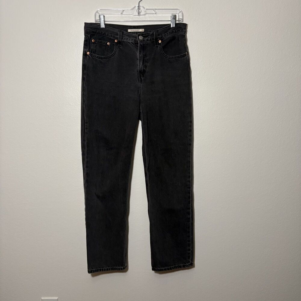 Levi's Low Pro Straight Dark Gray Jeans 28